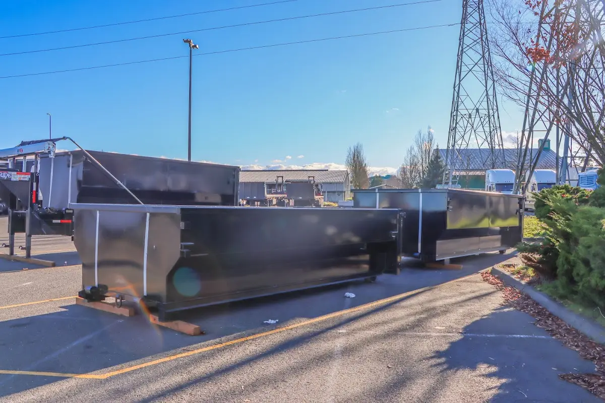Roll-off dumpster ready for waste disposal at job site for Estate Cleanout Dumpster Rental in Duanesburg